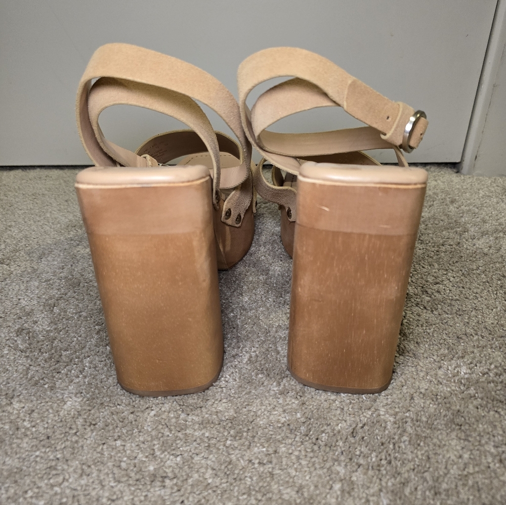 Sam Edelman Rosalind Platform Strappy Suede Sandal, Women's 11 - Picture 7 of 9